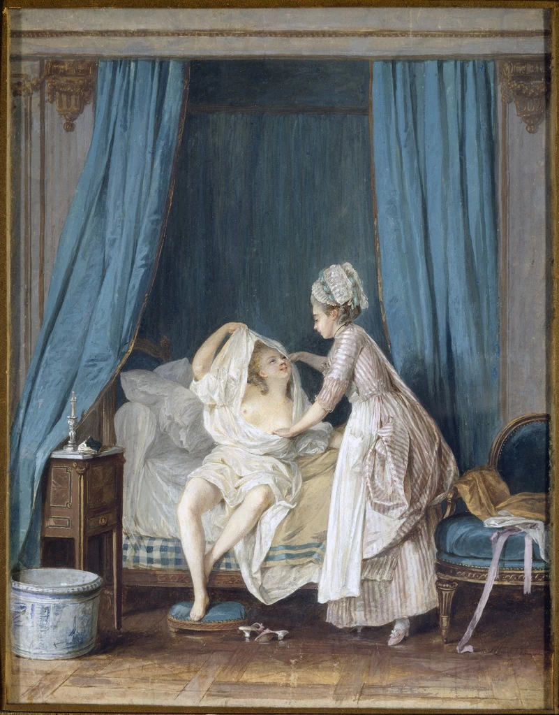 Signora che si alza dal letto - Museo Nazionale, Stoccolma
